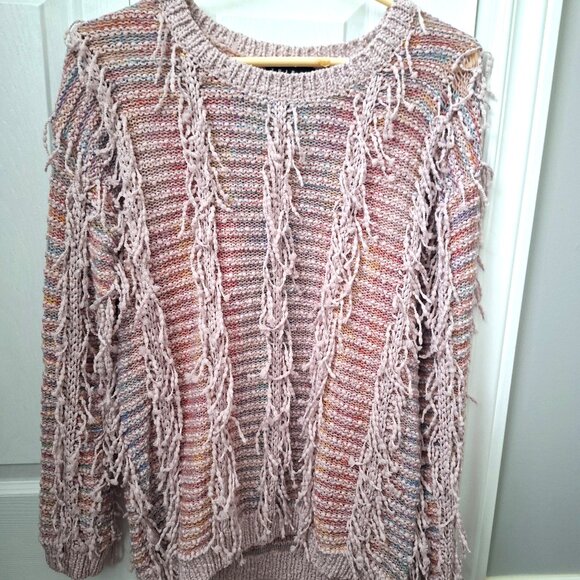 Tribal Multicolour Fringe Sweater - Picture 2 of 10